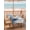 MidNightBlue, variant on Outdoor Tablecloth with Umbrella Hole and Zipper, Blue Christmas Rectangle Table Cloth 60x120 Inch Waterproof Tablecloth, Snowman Eucalyptus Leaves Snowflake Wooden Picnic Table Cover for Patio