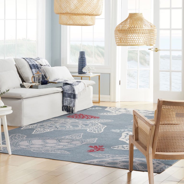 Home Dynamix Marine Sea Turtle Coastal Animal Indoor/Outdoor
