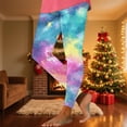 thumbnail image 5 of successthop Warm Leggings for Women Space Star Soft Pant Comfortable Shapewear Lightweight Winter Sleepwear Blue 2XL, 5 of 6
