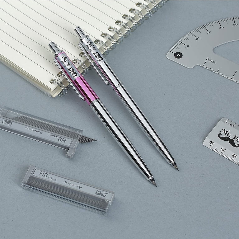 Mr. Pen- Mechanical Pencils 0.5mm, 2 Pack with Grip, Lead and