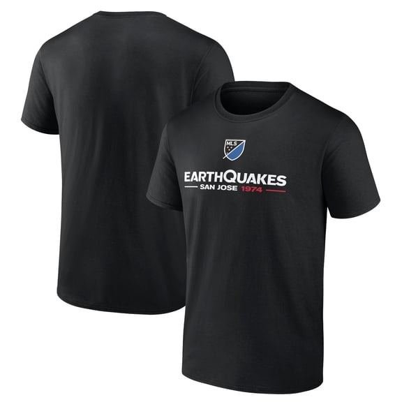Men's Black San Jose Earthquakes Shielded T-Shirt