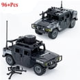 thumbnail image 1 of Bloques de construcción para niños, juguete de ladrillos para armar vehículo todoterreno armazón militar Humvee Jeep H1, serie WW2, ideal para regalo, 2 modos, 2024,No Box, 1 of 6