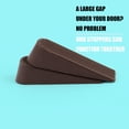 thumbnail image 4 of Unique Bargains Rubber Home Office Anti-Slip Wedge Door Stopper Doorstops Protector 4pcs, 4 of 6