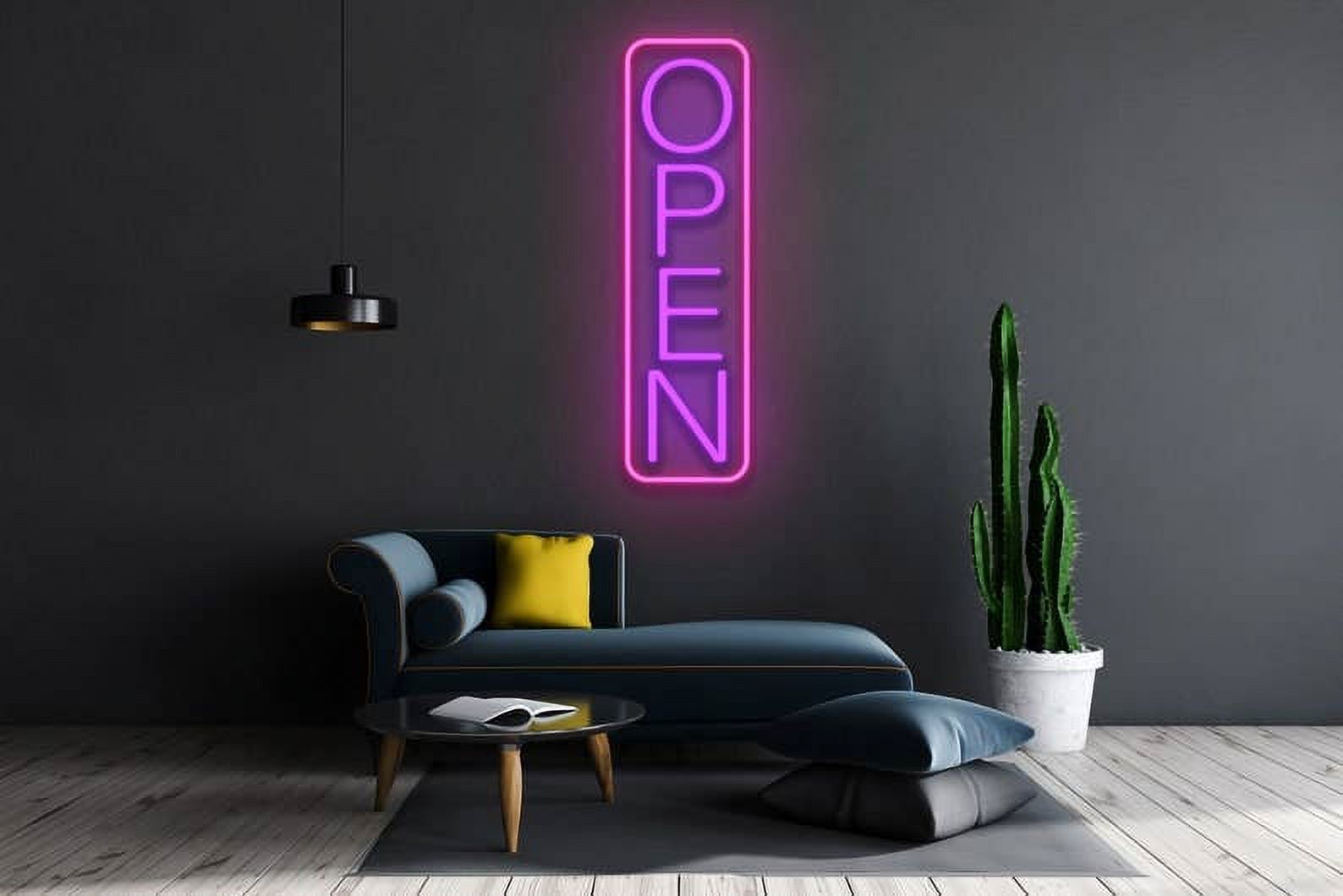Glowneon Open Welcome Bar Pub Neon Signs, Open Led Sign