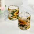 thumbnail image 5 of High-value clear storage jars keep life organized and within reach one sizex2 Bright Vintage Sunflowers, 5 of 7