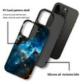thumbnail image 4 of Punmada Compatible with iPhone 14 Pro Glossy Case For Girl Boy Full Body Protective Hard Shell Esthetics Pattern Deep Starry Sky Nebula Blue, 4 of 7
