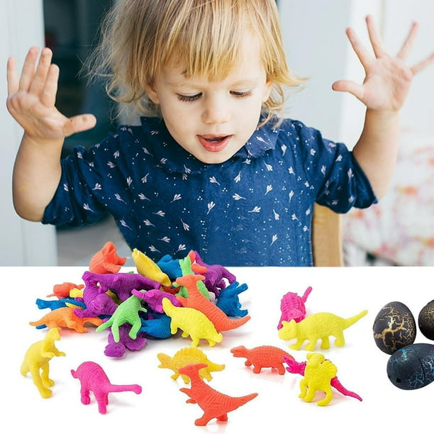 60 Pieces Dinosaur Eggs Toys Dino Egg Toys for Kids Hatching in Water