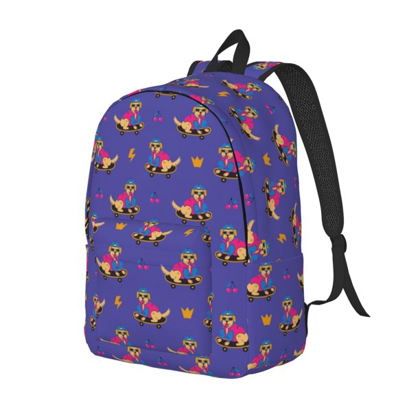 Fotbe Labrador Retriever Dog Mochila de Lona con Estampado, Mochila Duradera, Mochila Versátil de Alta Calidad, Mochila Compacta Vintage-Small