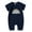 Black, variant on Cute Romper for Baby Toddler Boys Girls Short Sleeve Romper Rainbow Prints Ribbed Summer Bodysuits Toddler Girl Boy Summer Trendy Bodysuit Outfits