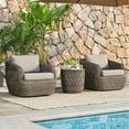 thumbnail image 3 of CHITA Patio Wicker Furniture Set Outdoor Rattan Bistro Set,Side Table, 3 of 6