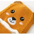 thumbnail image 6 of Gpaecead Kids Winter Plush Mask Hat Warm Knit Thick Ski Cute Protector Head Cap For Girls Boys Yellow, 6 of 7