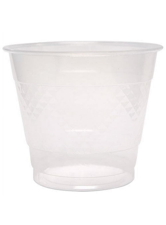Hanna K Plastic Cups, 9 Oz, Clear, 50 Ct