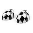 thumbnail image 2 of 2 Checkered Rearview Mirror Covers for Mini Cooper, 2 of 5