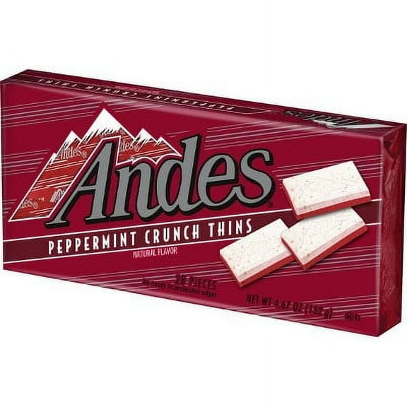 Andes Peppermint Crunch Christmas Chocolates ,1PACK