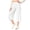 White, variant on Women's High Waisted Yoga Capri Pants Wide Leg Crop Trousers Loose Straight Athletic Culottes Soft Stretchy Lounge Pants for Travel Workout