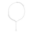 thumbnail image 1 of Collier pour Femmes Ajustable Simple Feuilles Fausse Perle Pendentif Collier, 1 of 6