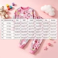 thumbnail image 4 of NIEWTR Toddler Pajamas Cotton 0-24M 2T 3T 4T 5T 6T Kids Pajamas for Girls Girls Long Sleeve Pajama Set 2 Piece Snug Fit Pjs Set Dailywear & Loungewear Set(A-Pink,4-5 Years), 4 of 5