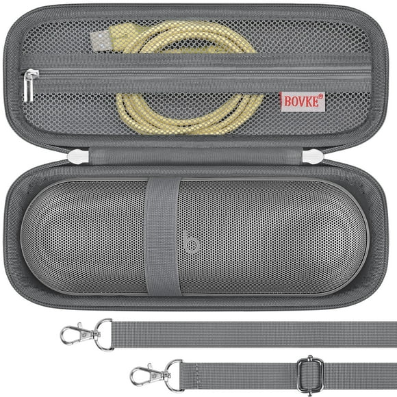 Funda de transporte BOVKE para Beats Pill x Kim Kardashian Gray