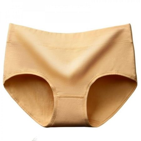 

Feiona-Women s Underwear Cotton Seemless Panties Middle Waist Briefs Comfortable Panty Underwear