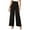 A42 Black, variant on TrendOFT Womens Wide Leg Dress Pants Stretchy Work Pants with Pockets Pleated Front Business Casual Slacks Black L