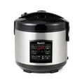 thumbnail image 4 of Starfrit Electric Rice Cooker, 14-cup (80oz) Capacity, Non-Stick Removable Container, Comes with Measuring Cup, Steamer Basket and Serving Spoon, 4 of 9
