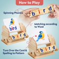 thumbnail image 4 of Juguetes educativos Montessori Learning Bloques de lectura ShyLizard, 4 of 7