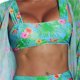 thumbnail image 5 of Trajes de Baño de Bikini de Mujer con Correas Impresas V Sexy Split Set de Tres Piezas, Diseño de Corte Alto para la Piscina de Playa Y las Vacaciones de Verano, 5 of 9