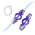 thumbnail image 1 of tkerinse Épée à Double Lame Lumineuse avec Son, Jouet Sabre Rétractable à Rotation de Feu, Épées Néon à Chargement Type-C, Sceptre Multicolore Clignotant, Cadeau de Jeu de Rôle pour Enfants et Ados, 1 of 8
