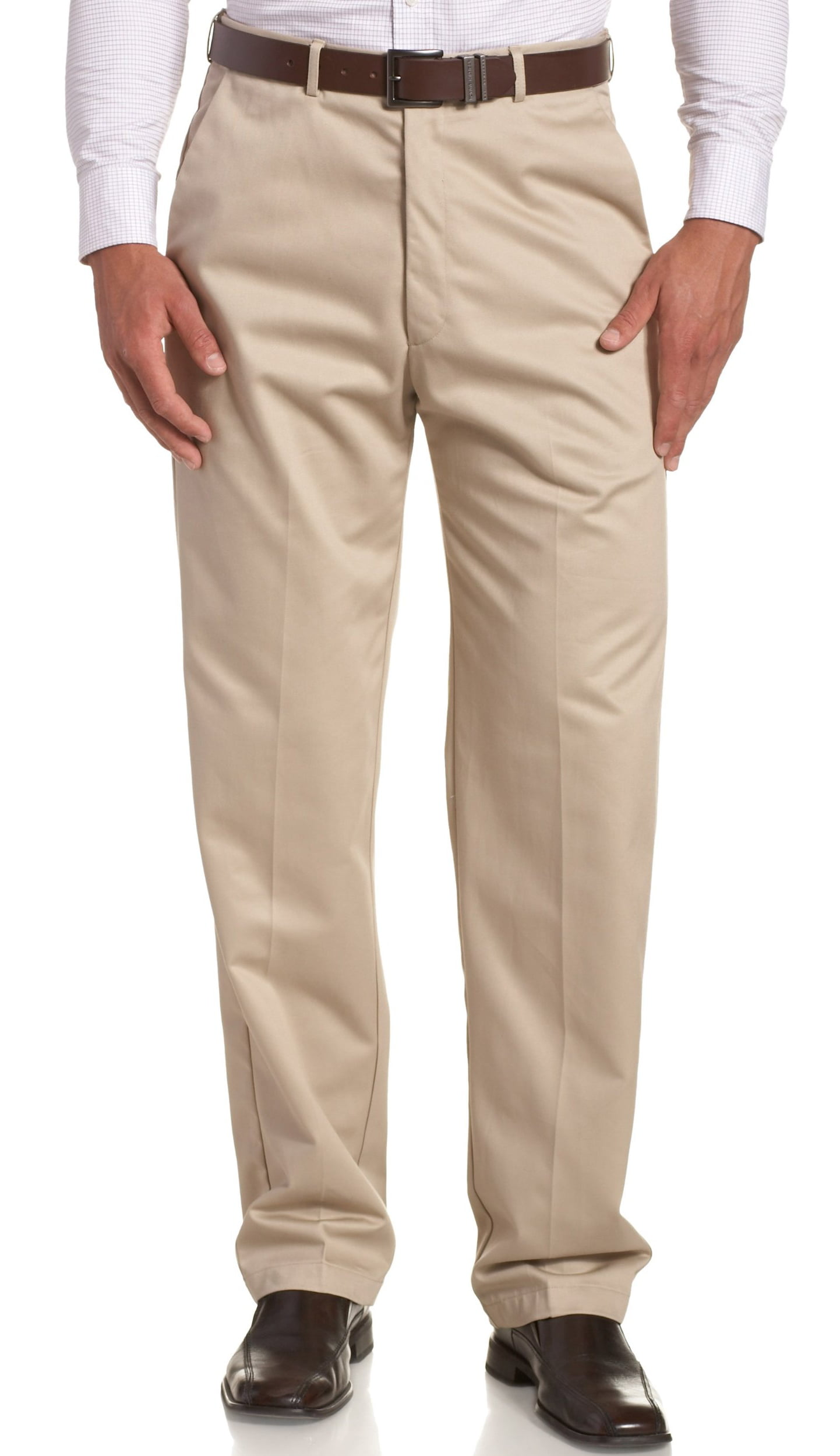 Haggar NEW Beige Men's Size 31x30 Flat Front No-Iron Khaki Pants ...