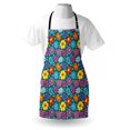thumbnail image 3 of Kids Apron Flowering Spring Freshness Cute Childish Nursery Playroom Baby Daisy Peony Lily Petals, Unisex Kitchen Bib Apron with Adjustable Neck for Cooking Baking Gardening, Multicolor, by Ambesonne, 3 of 3