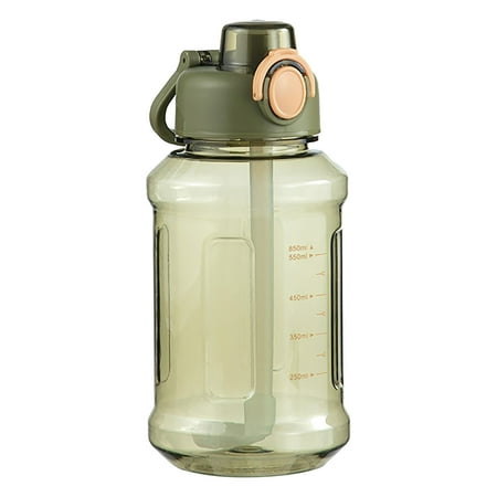 

Wioihee Sports Water Cup Large-capacity Water Bottle Fitness Cup Straw Kettle Outdoor 1500ML Super Large Space Cup