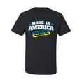 thumbnail image 2 of Made In America With Ukrainian Parts Men's Graphic T-Shirt, Black, 3X-Large, 2 of 4