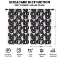 thumbnail image 2 of Blackout Kids Curtains,Black Fairy Star Pattern Childrens Insulated Curtains Set Of 2,Bedroom Essentials,Toddler Room Decor 52"x84", 2 of 5