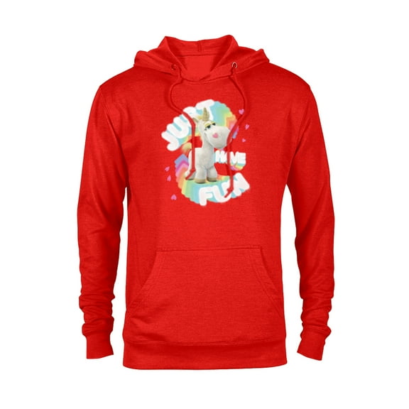 Disney and Pixar’s Toy Story Buttercup Unicorn Just Have Fun - Pullover Hoodie for Adults - Customized-Red