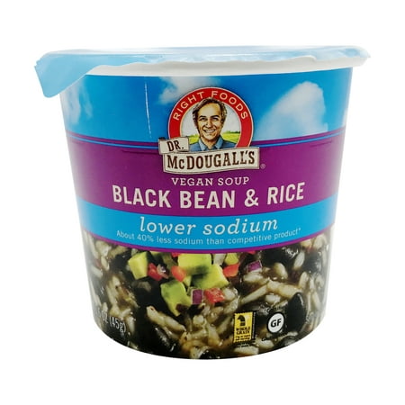 Pack of 3 - Black Bean & Rice Vegan Soup, 1.6 oz (Best Vegan Black Bean Soup)