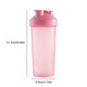 thumbnail image 5 of Botella Mezcladora 600 Ml Botella Fácil Limpiar A Prueba Fugas (600 Ml Rosa), 5 of 9