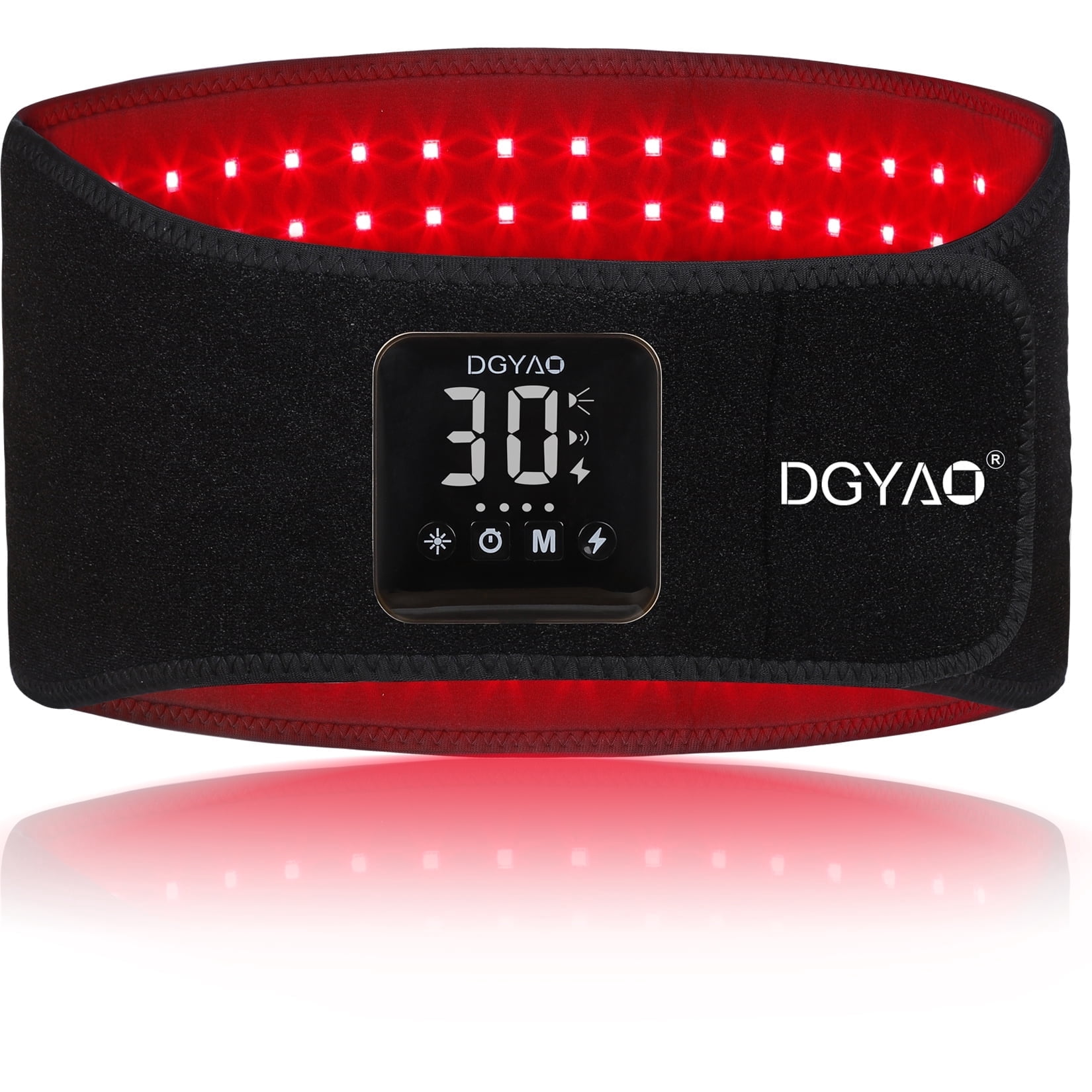 New Red Light Heating Waist Belt - Body and Muscle Relaxation Large Pad Home Use