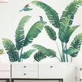 thumbnail image 2 of Tropical Wall Decals Palm Leaf Wall Stickers for Living Room, Green Plants Wall Decor Posters Vinyl Peel and Stick Art Murals for Bedroom Nursery Office, 2 of 8