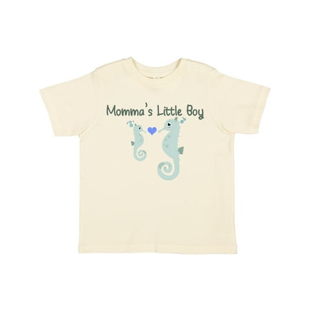 

Inktastic Seahorse (momma s Little Boy) Gift Toddler Boy Girl T-Shirt