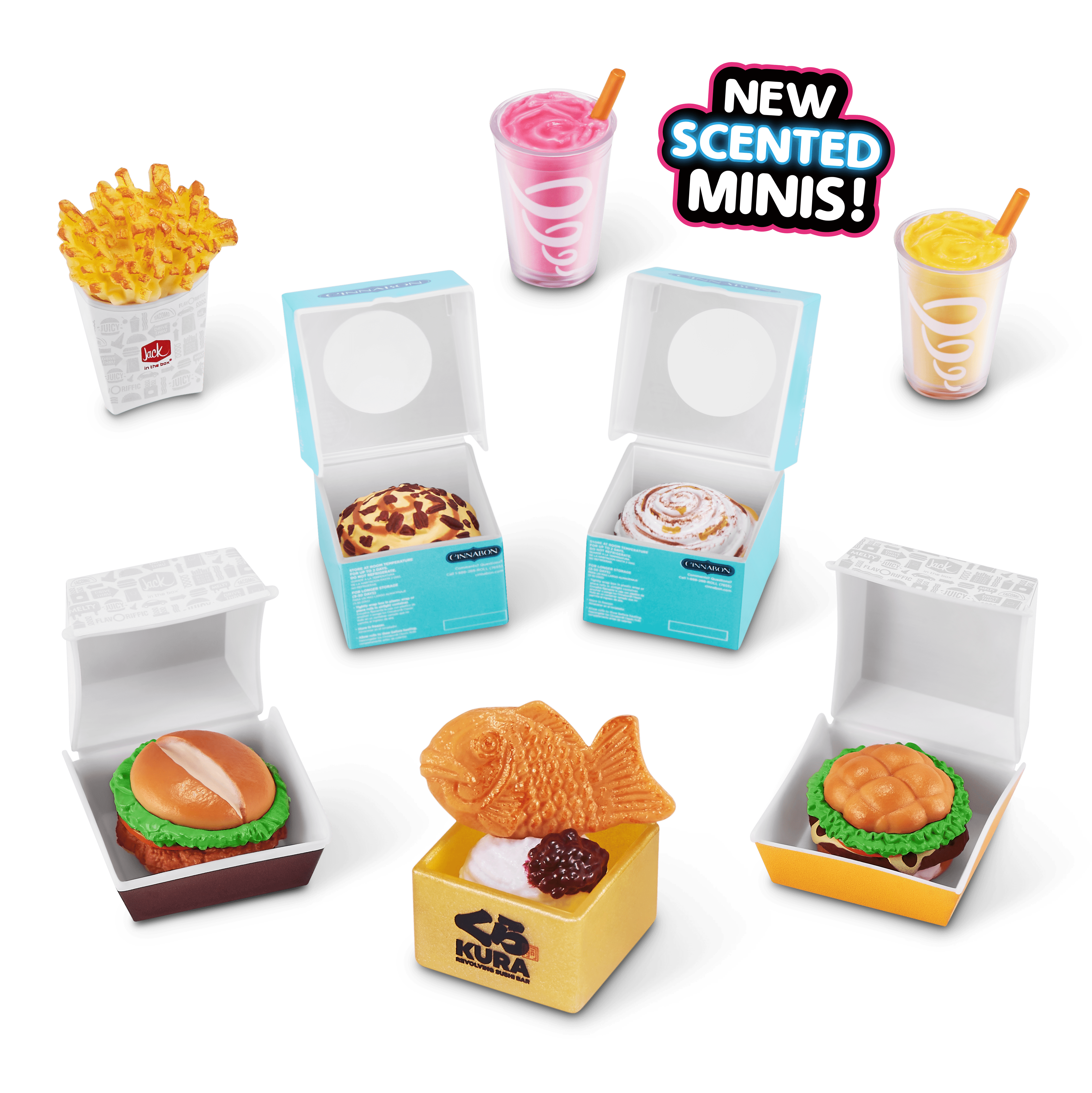 5 Surprise Foodie Mini Brands Series 2 Capsule Novelty & Gag Toy by ZURU