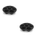 thumbnail image 2 of Advancent Freidora de aire, molde para taza de pastel, antiadherente, resistente al calor, 7 cavidades, molde para hornear muffins, reutilizable, lavable, 7 pulgadas 2piezas Advancent CBP307602, 2 of 5