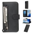 thumbnail image 3 of Estuche de Cuero PU con Cierre para Samsung Galaxy S20 5G , Funda Protectora con Billetera y Correa, 3 of 5