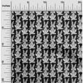 thumbnail image 1 of oneOone Cotton Flex Fabric Rabbit Block Printed Craft Fabric BTY 40 Inch Wide, 1 of 4