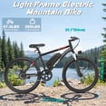 thumbnail image 6 of Electric Mountain Bike 26" for Adults, 250W Motor 48V 5.2Ah, Max 20MPH, 16 Miles Range, 3 Fast Riding Modes, Class 2 Disc Brake Electric Bicycle for Commute Off-Road UL2849, 6 of 9