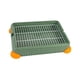thumbnail image 4 of Caja de arena para conejos, caja de inodoro de esquina, bandeja para mascotas desmontable, arena para conejos, cama de esquina para conejillos de , S, Verde, 4 of 8