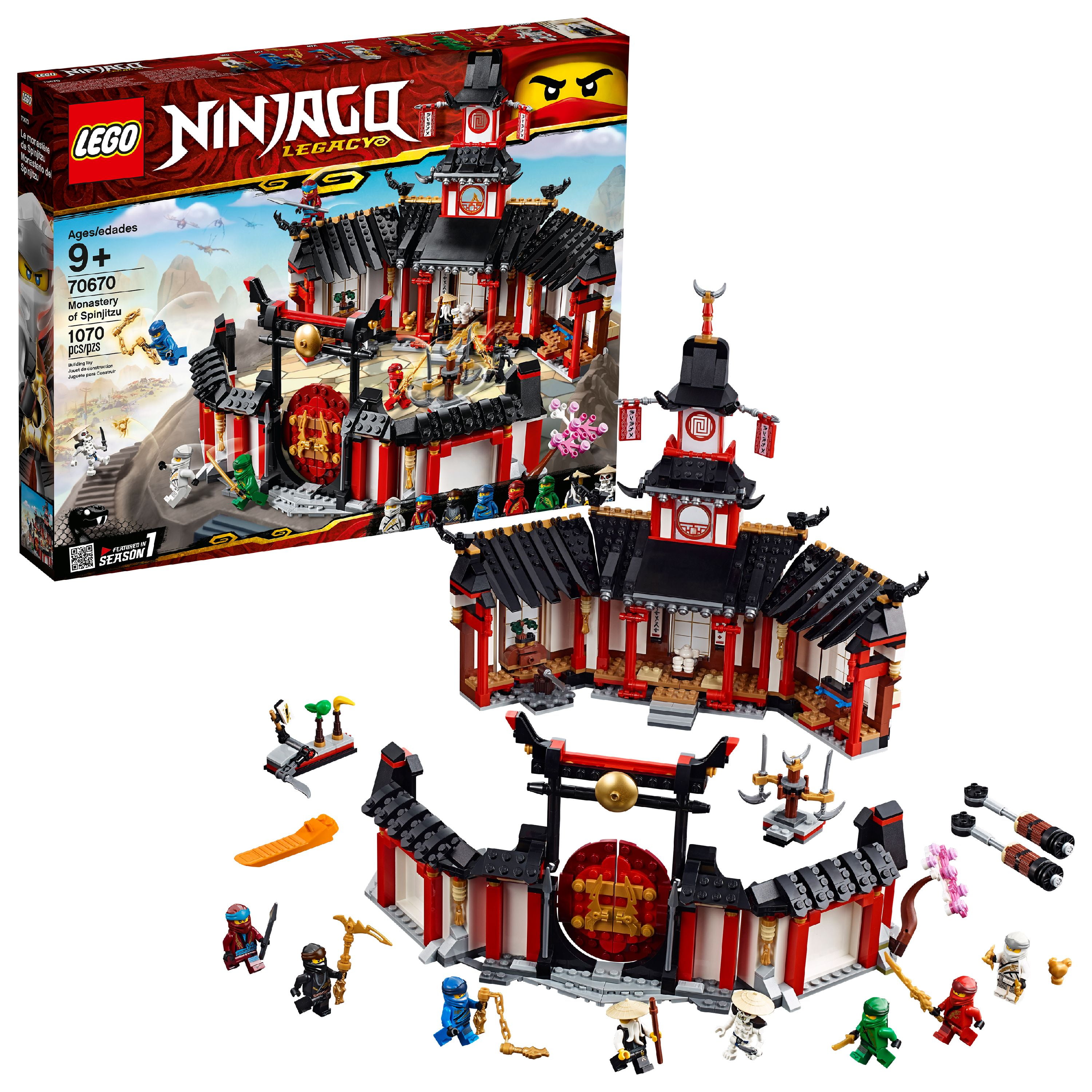 LEGO Ninjago Legacy Monastery of Spinjitzu 70670 Building ...