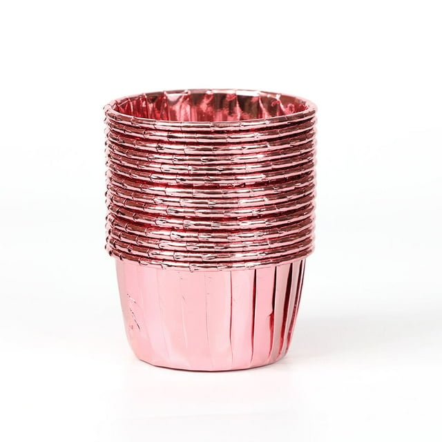 unbranded 50Ud Vasos Para Pastel De Dorados Uso Desechable Para Postres Y Eventos