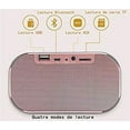 thumbnail image 4 of Spegels digital väckarklocka med Bluetooth-högtalare, upplyst väckarklocka med LED-display och väckarklocka för hemmakontor, 4 of 5