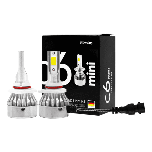 Kit Luces Led Bloosom C6 Mini Iron Led Conector 9005 X2 Autos Plata