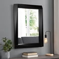 thumbnail image 5 of Carved Wood Frame Wall Mirror Clean-Cut Decorative Mirrors for Wall, 5 of 5